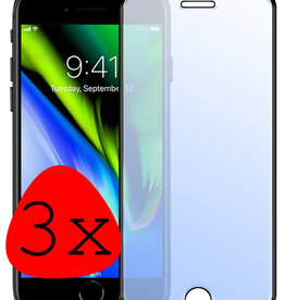 Nomfy Nomfy iPhone 7 Plus Screenprotector Glas Full Cover 3D - 3 PACK