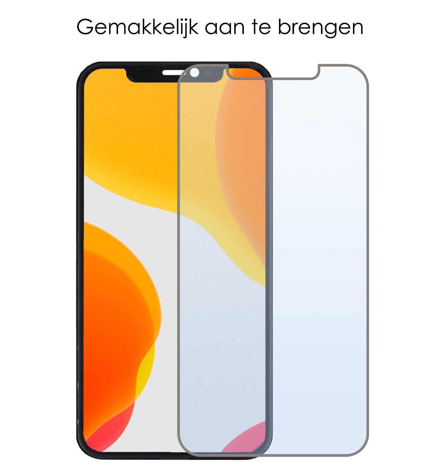 NoXx Screenprotector Geschikt voor iPhone X Screenprotector Tempered Glass Gehard Glas Beschermglas