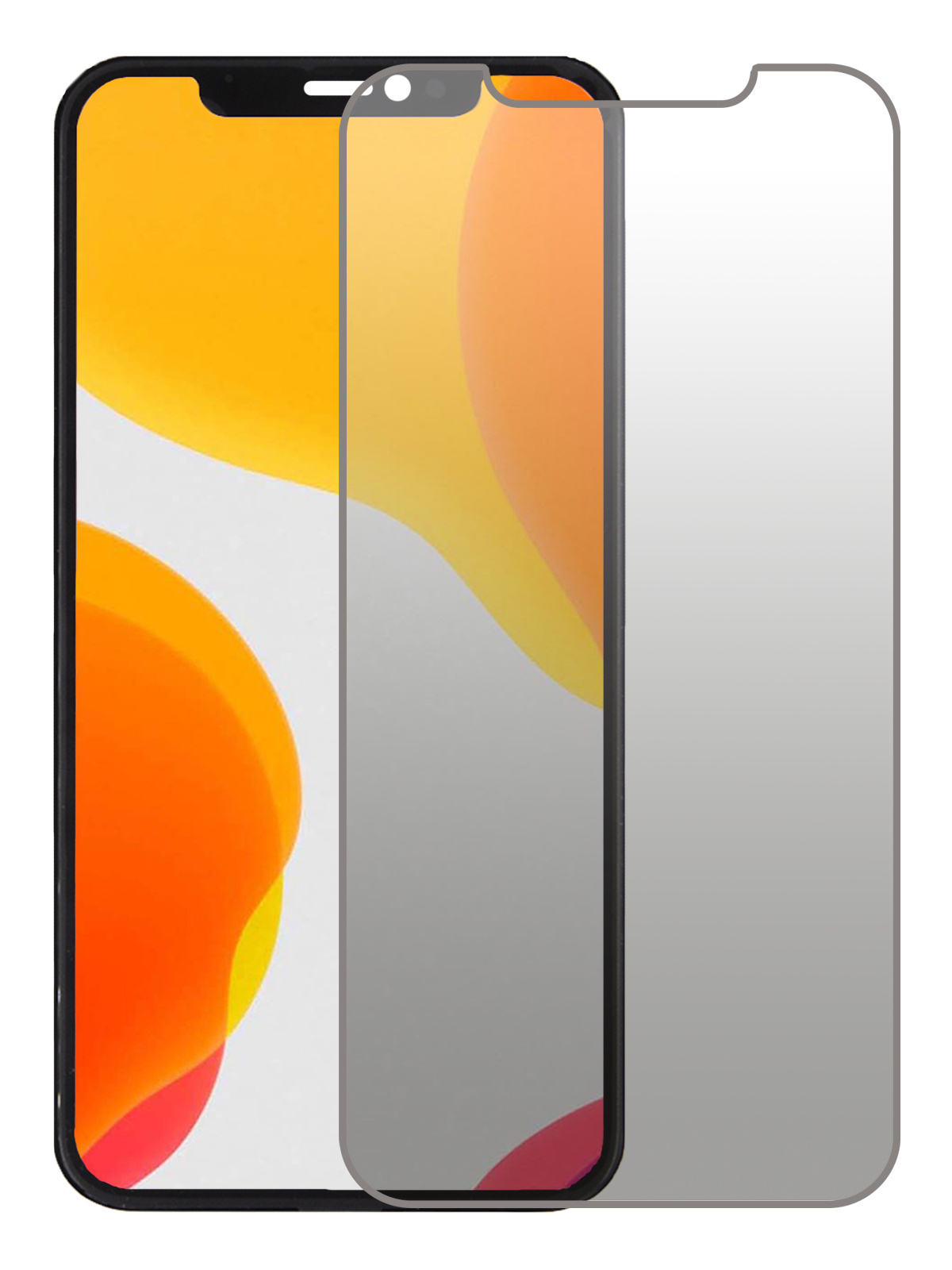 NoXx Screenprotector Geschikt voor iPhone X Screenprotector Privacy Tempered Glass Gehard Glas Display Cover