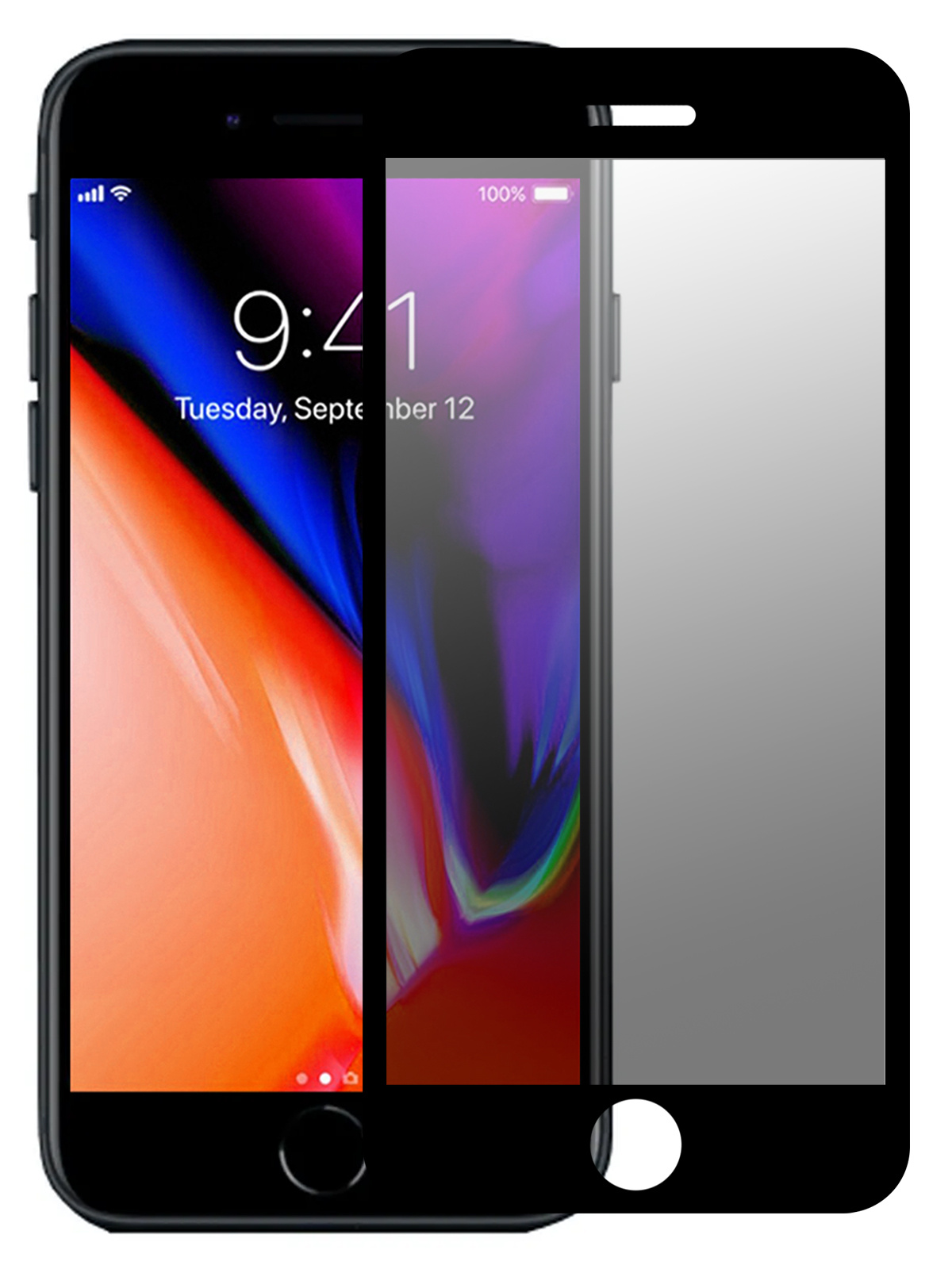 NoXx Screenprotector Geschikt voor iPhone SE 2022 Screenprotector Privacy Tempered Glass Gehard Glas Display Cover