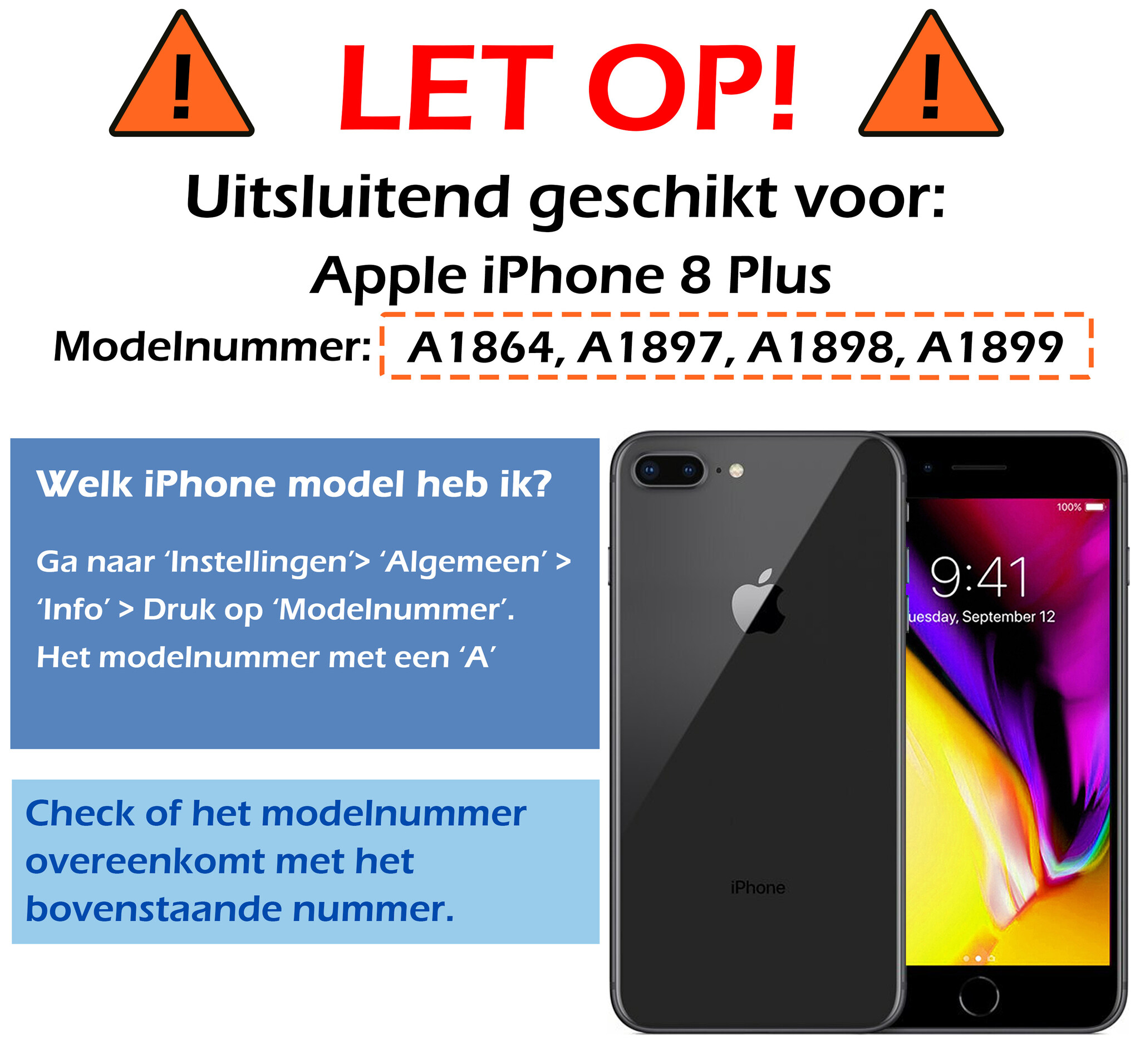 Nomfy Hoesje Geschikt voor iPhone 8 Plus Hoesje Siliconen Cover Case - Hoes Geschikt voor iPhone 8 Plus Hoes Back Case - 2-PACK - Zwart