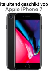 Nomfy Hoesje Geschikt voor iPhone 7 Plus Hoesje Siliconen Cover Case - Hoes Geschikt voor iPhone 7 Plus Hoes Back Case - Transparant