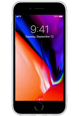 NoXx Hoes Geschikt voor iPhone 7 Plus Hoesje Cover Siliconen Back Case Hoes - Transparant