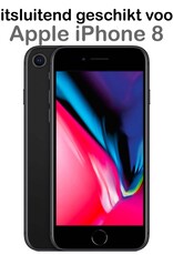 BASEY. Hoes Geschikt voor iPhone 8 Plus Hoesje Siliconen Back Cover Case - Hoesje Geschikt voor iPhone 8 Plus Hoes Cover Hoesje - Transparant