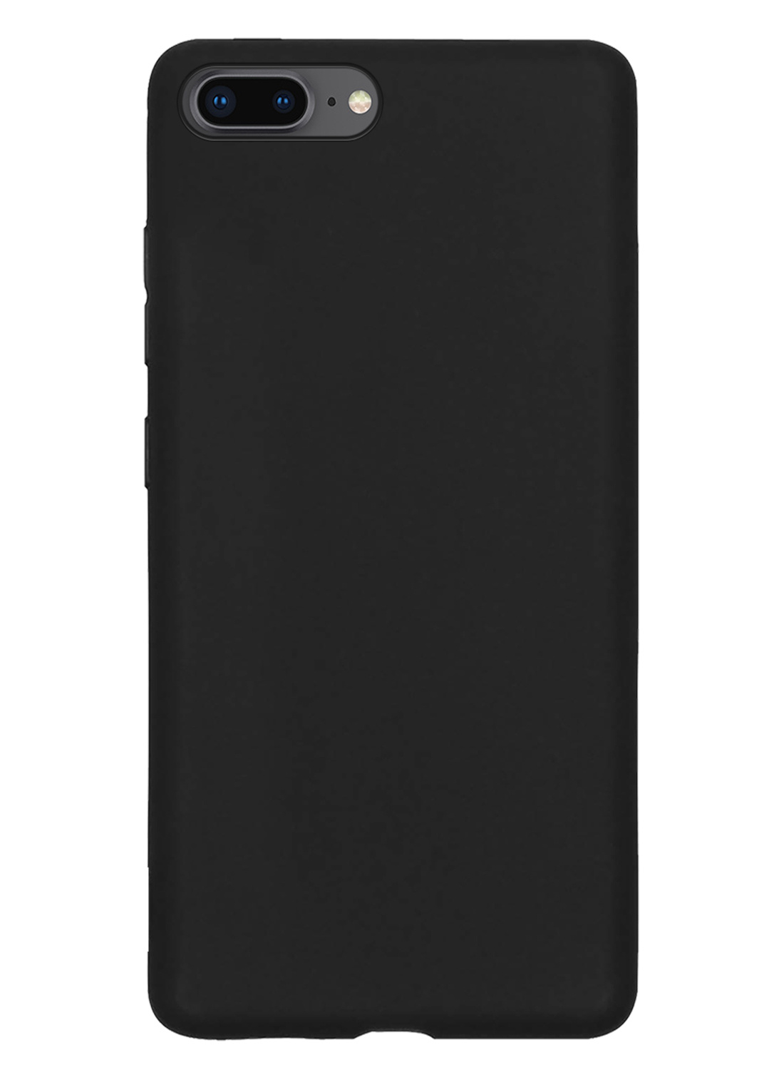 BASEY. Hoes Geschikt voor iPhone 7 Plus Hoesje Siliconen Back Cover Case - Hoesje Geschikt voor iPhone 7 Plus Hoes Cover Hoesje - Zwart