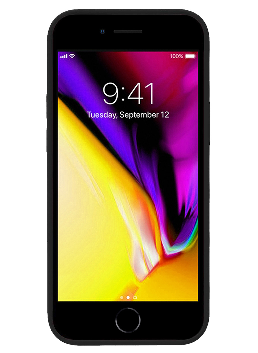 Nomfy Hoesje Geschikt voor iPhone 6 Hoesje Siliconen Cover Case - Hoes Geschikt voor iPhone 6 Hoes Back Case - Zwart