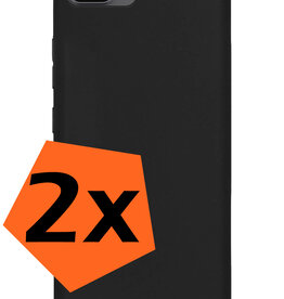 BASEY. BASEY. iPhone 6 Hoesje Siliconen 2 PACK - Zwart