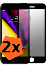 Nomfy Screenprotector Geschikt voor iPhone SE 2020 Screenprotector Privacy Bescherm Glas - Screenprotector Geschikt voor iPhone SE (2020) Privacy Screenprotector Tempered Glass - 2 PACK