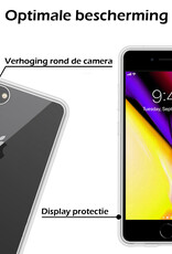 BASEY. Hoes Geschikt voor iPhone 6s Hoesje Siliconen Back Cover Case - Hoesje Geschikt voor iPhone 6s Hoes Cover Hoesje - Transparant - 2 Stuks