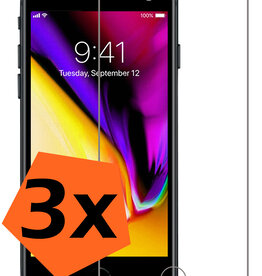 Nomfy Nomfy iPhone SE 2020 Screenprotector Glas - 3 PACK