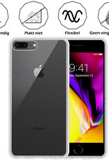 NoXx Hoes Geschikt voor iPhone 6 Hoesje Cover Siliconen Back Case Hoes - Transparant