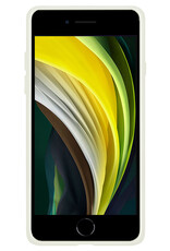 Nomfy Hoesje Geschikt voor iPhone 8 Hoesje Siliconen Cover Case - Hoes Geschikt voor iPhone 8 Hoes Back Case - 2-PACK - Wit