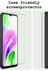 BASEY. Screenprotector Geschikt voor OPPO A18 Screenprotector Tempered Glass - Screenprotector Geschikt voor OPPO A18 Beschermglas Screen Protector Glas - 2 Stuks