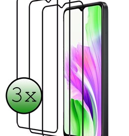 BASEY. BASEY. OPPO A18 Screenprotector Full Cover - 3 PACK