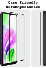 BASEY. Screenprotector Geschikt voor OPPO A18 Screenprotector Beschermglas Full Cover - Screenprotector Geschikt voor OPPO A18 Screen Protector Full Cover - 3 Stuks