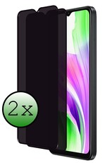 BASEY. Screenprotector Geschikt voor OPPO A18 Screenprotector Privacy Beschermglas - Screenprotector Geschikt voor OPPO A18 Screen Protector Full Screen Privacy - 2 Stuks
