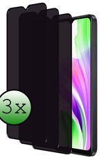 BASEY. Screenprotector Geschikt voor OPPO A18 Screenprotector Privacy Beschermglas - Screenprotector Geschikt voor OPPO A18 Screen Protector Full Screen Privacy - 3 Stuks