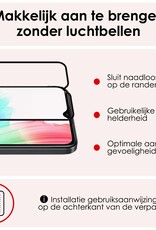 NoXx Screenprotector Geschikt voor OPPO A18 Screenprotector Tempered Glass Gehard Glas Full Cover - 2x