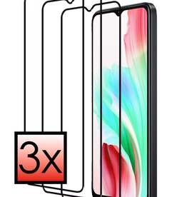 NoXx NoXx OPPO A18 Screenprotector Full Cover - 3 PACK