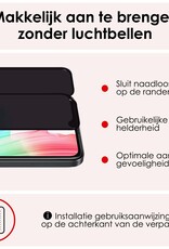 NoXx Screenprotector Geschikt voor OPPO A18 Screenprotector Privacy Tempered Glass Gehard Glas Display Cover - 2x