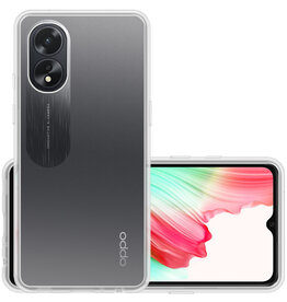 NoXx NoXx OPPO A18 Hoesje Siliconen - Transparant