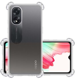 NoXx NoXx OPPO A18 Hoesje Shockproof - Transparant