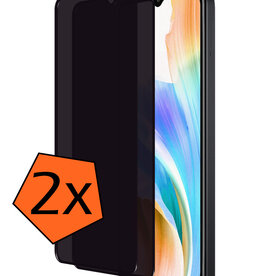 Nomfy Nomfy OPPO A18 Screenprotector Glas Privacy - 2 PACK