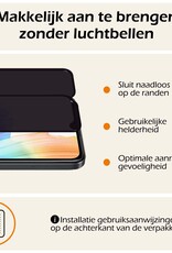 Nomfy Screenprotector Geschikt voor OPPO A18 Screenprotector Privacy Bescherm Glas - Screenprotector Geschikt voor OPPO A18 Privacy Screenprotector Tempered Glass - 3 PACK