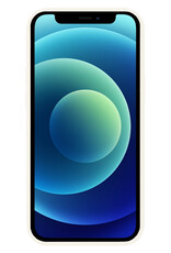 BASEY. Hoes Geschikt voor iPhone 12 Pro Max Hoesje Siliconen Back Cover Case - Hoesje Geschikt voor iPhone 12 Pro Max Hoes Cover Hoesje - Wit