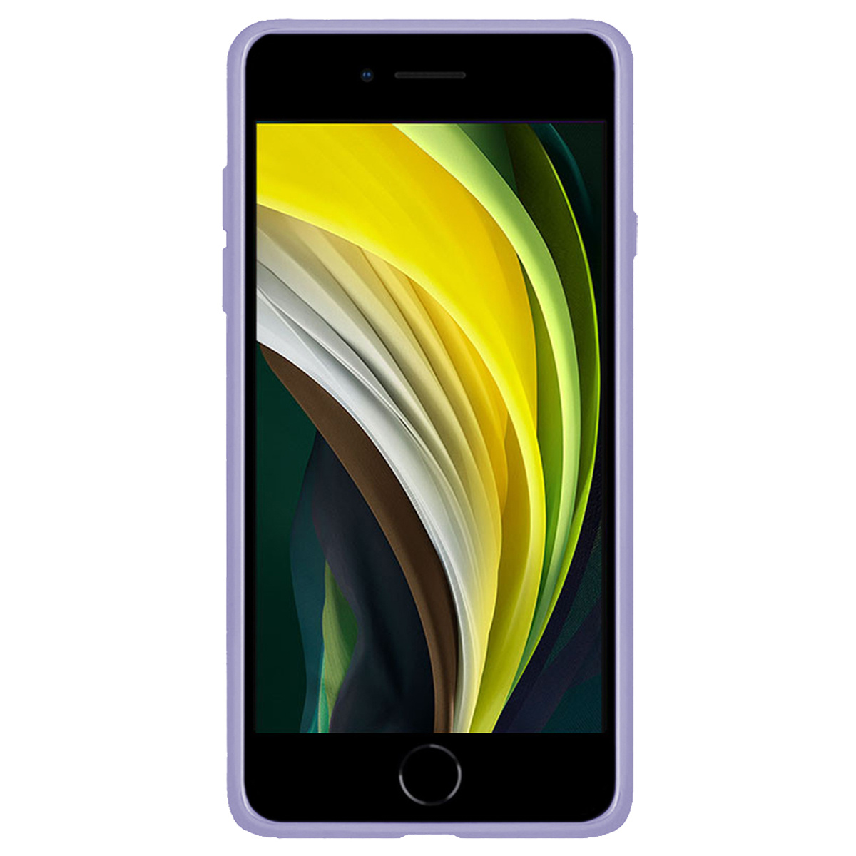 NoXx Hoes Geschikt voor iPhone 7 Hoesje Cover Siliconen Back Case Hoes - Lila