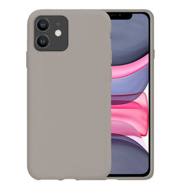 Nomfy Nomfy iPhone 11 Hoesje Siliconen - Grijs