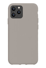 NoXx Hoes Geschikt voor iPhone 11 Pro Max Hoesje Cover Siliconen Back Case Hoes - Grijs - 2x