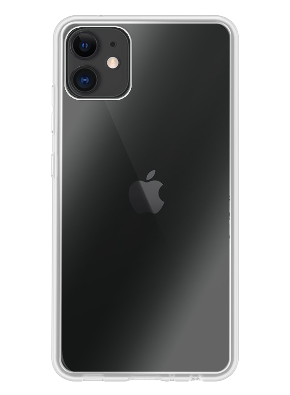 Nomfy Hoesje Geschikt voor iPhone 11 Hoesje Siliconen Cover Case - Hoes Geschikt voor iPhone 11 Hoes Back Case - Transparant