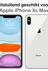 NoXx Screenprotector Geschikt voor iPhone Xs Max Screenprotector Tempered Glass Gehard Glas Full Cover