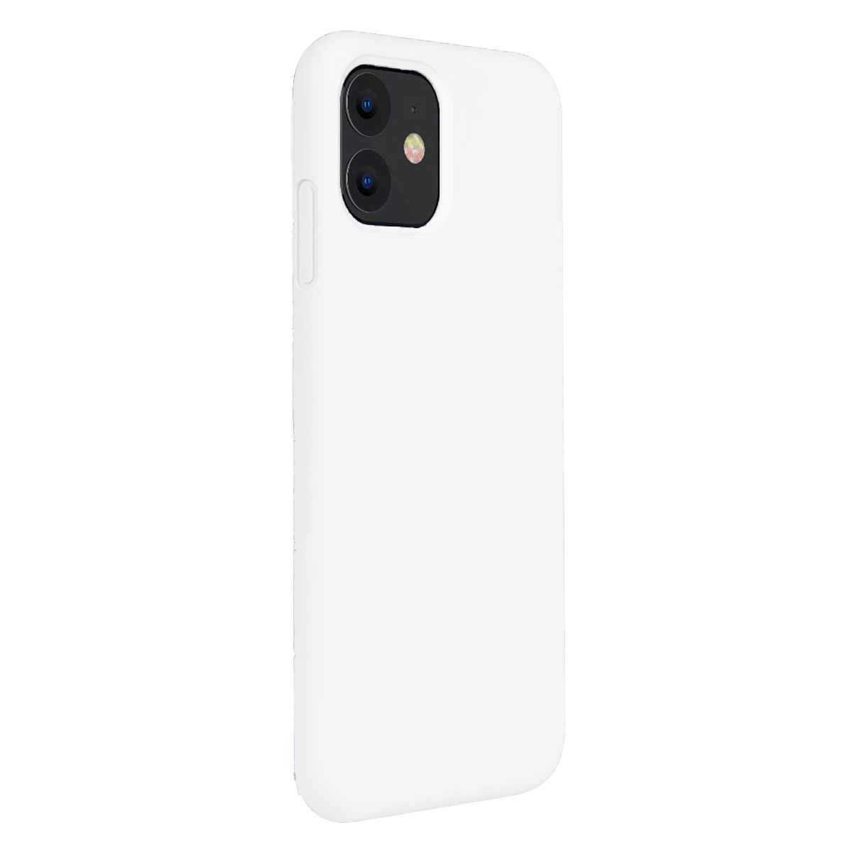BASEY. Hoes Geschikt voor iPhone 11 Hoesje Siliconen Back Cover Case - Hoesje Geschikt voor iPhone 11 Hoes Cover Hoesje - Wit - 2 Stuks