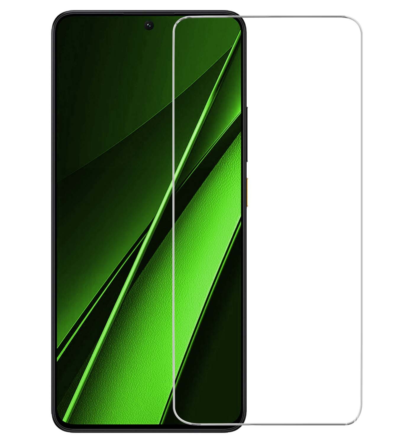 BASEY. Screenprotector Geschikt voor Xiaomi Poco X6 Screenprotector Tempered Glass - Screenprotector Geschikt voor Xiaomi Poco X6 5G Beschermglas Screen Protector Glas