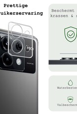 BASEY. Screenprotector Geschikt voor Xiaomi Poco X6 Camera Screenprotector Tempered Glass Beschermglas Camera - Screenprotector Geschikt voor Xiaomi Poco X6 5G Camera Screen Protector