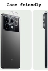BASEY. Screenprotector Geschikt voor Xiaomi Poco X6 Camera Screenprotector Tempered Glass Beschermglas Camera - Screenprotector Geschikt voor Xiaomi Poco X6 5G Camera Screen Protector - 2 Stuks