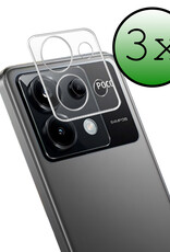 BASEY. Screenprotector Geschikt voor Xiaomi Poco X6 Camera Screenprotector Tempered Glass Beschermglas Camera - Screenprotector Geschikt voor Xiaomi Poco X6 5G Camera Screen Protector - 3 Stuks
