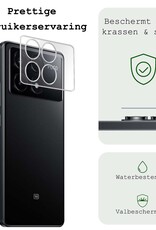 BASEY. Screenprotector Geschikt voor Xiaomi Poco X6 Pro 5G Camera Screenprotector Tempered Glass Beschermglas Camera - Screenprotector Geschikt voor Xiaomi Poco X6 Pro Camera Screen Protector