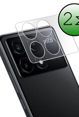 BASEY. Screenprotector Geschikt voor Xiaomi Poco X6 Pro 5G Camera Screenprotector Tempered Glass Beschermglas Camera - Screenprotector Geschikt voor Xiaomi Poco X6 Pro Camera Screen Protector - 2 Stuks