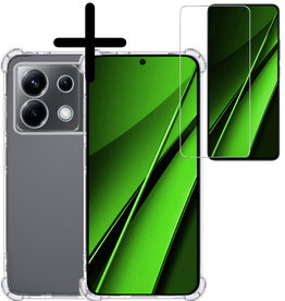 BASEY. BASEY. Xiaomi Poco X6 Hoesje Shockproof Met Screenprotector