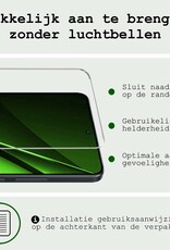 BASEY. Hoes Geschikt voor Xiaomi Poco X6 Pro 5G Hoesje Siliconen Back Cover Case Met Screenprotector - Hoesje Geschikt voor Xiaomi Poco X6 Pro Hoes Cover Hoesje - Zwart