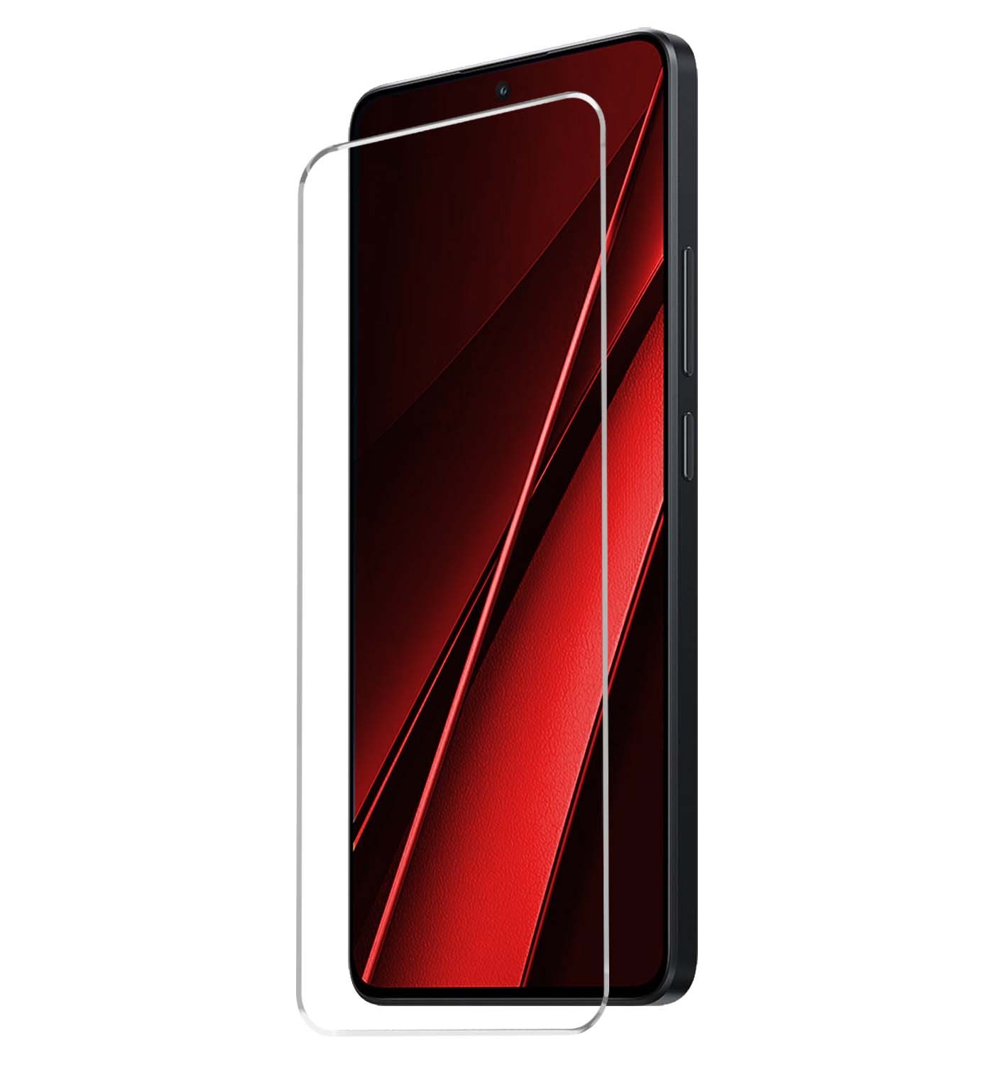 NoXx Screenprotector Geschikt voor Xiaomi Poco X6 Screenprotector Tempered Glass Gehard Glas Beschermglas