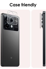 NoXx Screenprotector Geschikt voor Xiaomi Poco X6 Camera Screenprotector Gehard Glas - Screenprotector Geschikt voor Xiaomi Poco X6 5G Screenprotector Camera Tempered Glass - 2x
