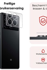 NoXx Screenprotector Geschikt voor Xiaomi Poco X6 Pro 5G Camera Screenprotector Gehard Glas - Screenprotector Geschikt voor Xiaomi Poco X6 Pro Screenprotector Camera Tempered Glass