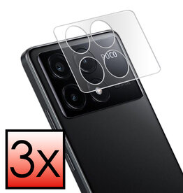 NoXx NoXx Xiaomi Poco X6 Pro Camera Screenprotector - 3 PACK