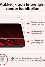 NoXx Hoes Geschikt voor Xiaomi Poco X6 Hoesje Siliconen Cover Shock Proof Back Case Shockproof Hoes Met Screenprotector - Transparant