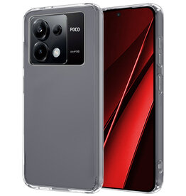 NoXx NoXx Xiaomi Poco X6 Hoesje Siliconen - Transparant