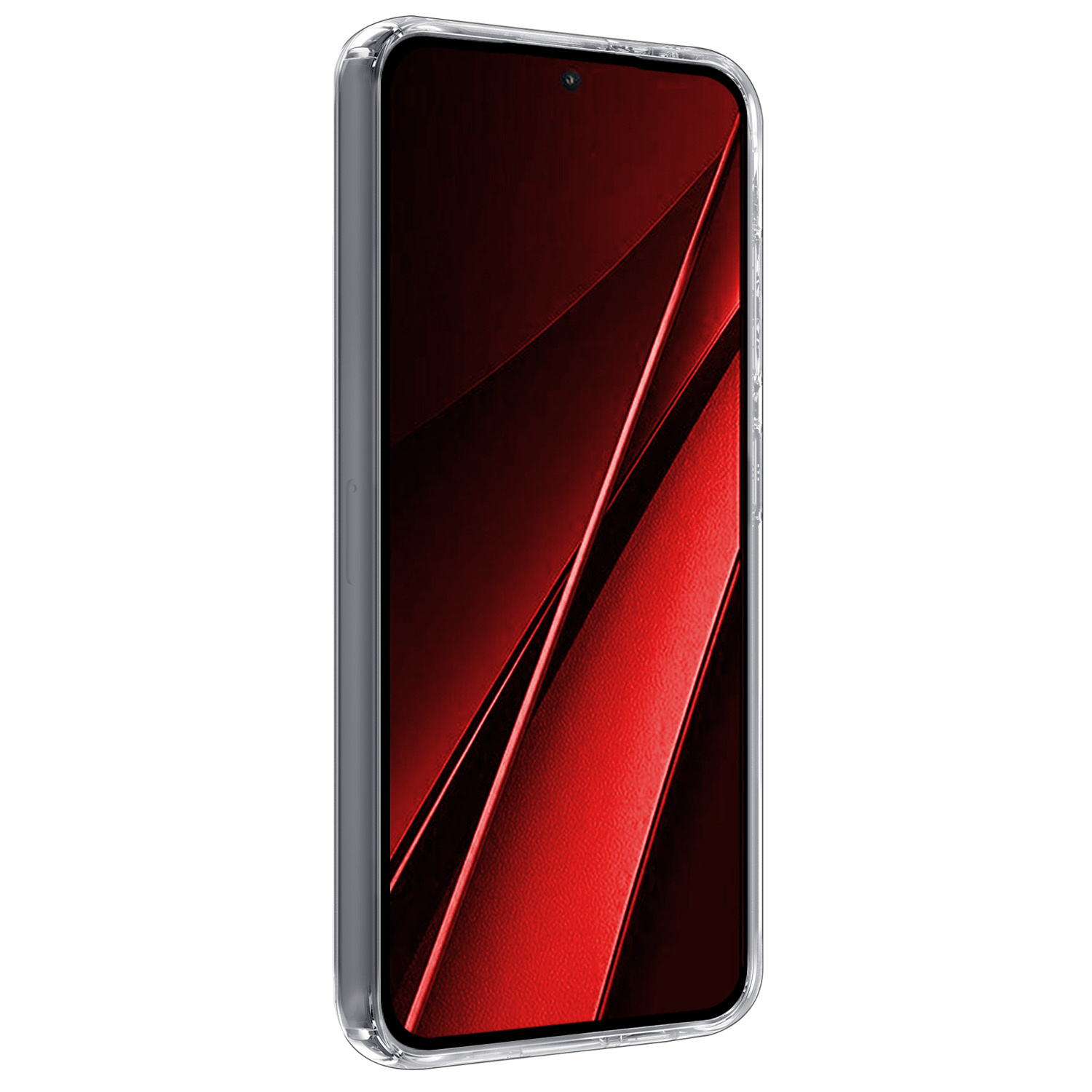 NoXx Hoes Geschikt voor Xiaomi Poco X6 Hoesje Cover Siliconen Back Case Hoes - Transparant